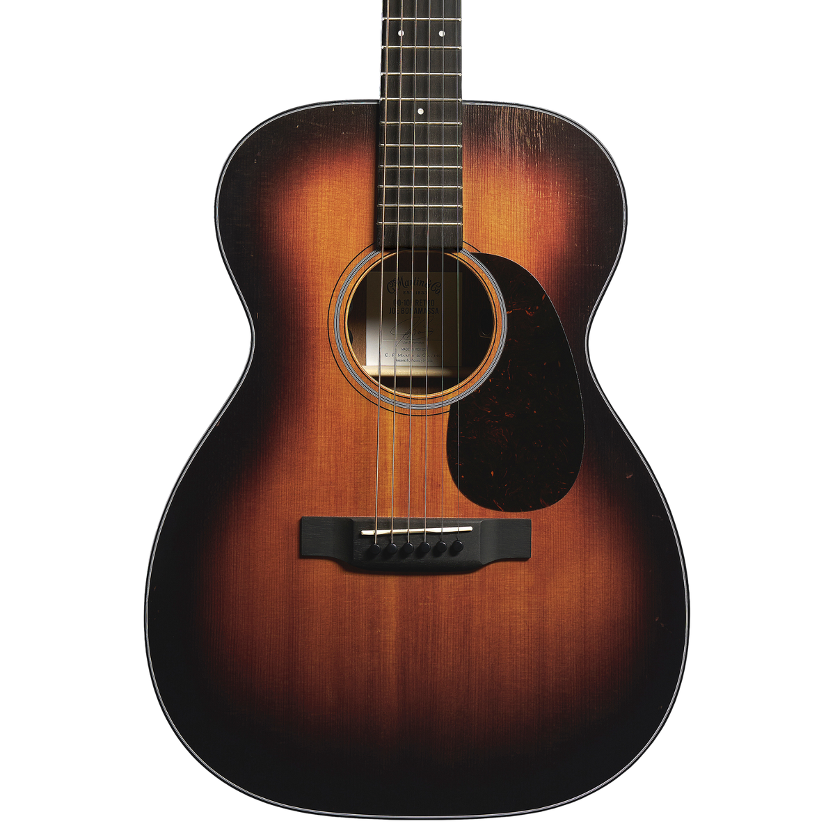 Martin 00-10E Retro Joe Bonamassa Acoustic-Electric Guitar, Spruce/Sapele, Satin Sunburst
