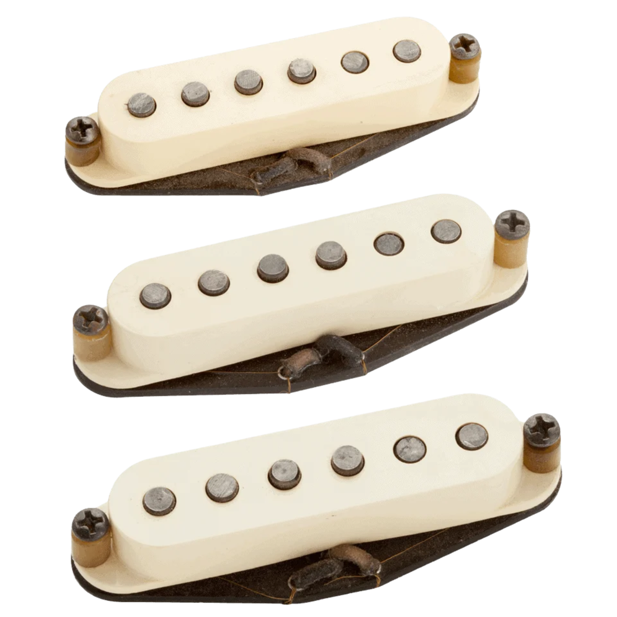 Seymour Duncan Antiquity Strat Texas Hot Single-Coil Pickup Set, Aged White