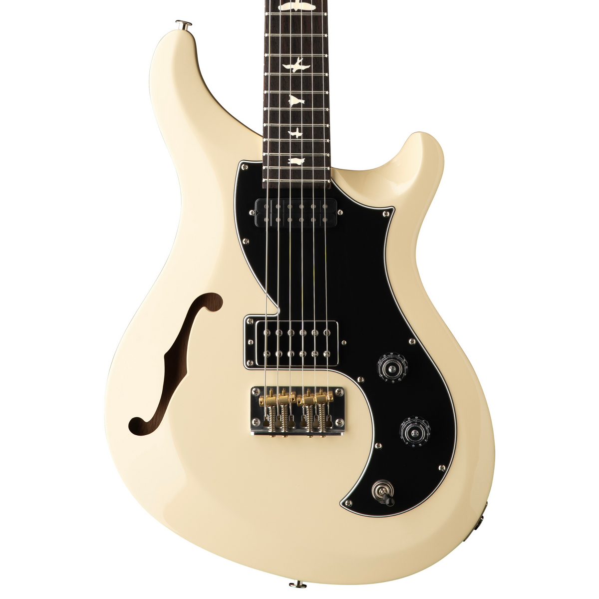 PRS S2 Vela Semi-Hollow Electric Guitar, Antique White