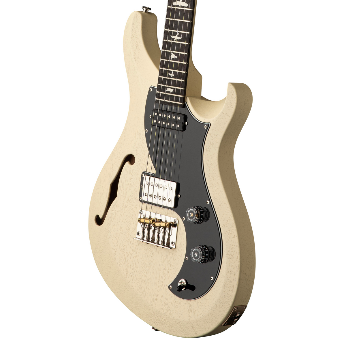 PRS S2 Vela Semi-Hollow Satin Electric Guitar, Antique White