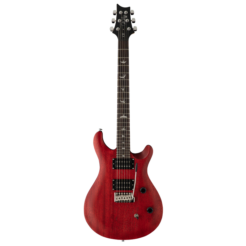 PRS SE CE24 Standard Satin Electric Guitar, Vintage Cherry