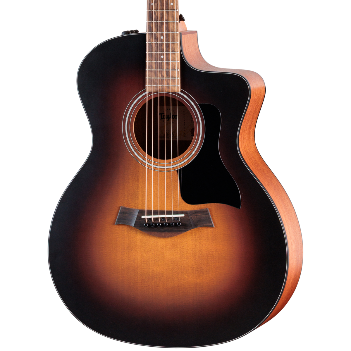 Taylor 114ce Special Edition Grand Auditorium Acoustic Guitar, Dark Tobacco Shaded Edgeburst