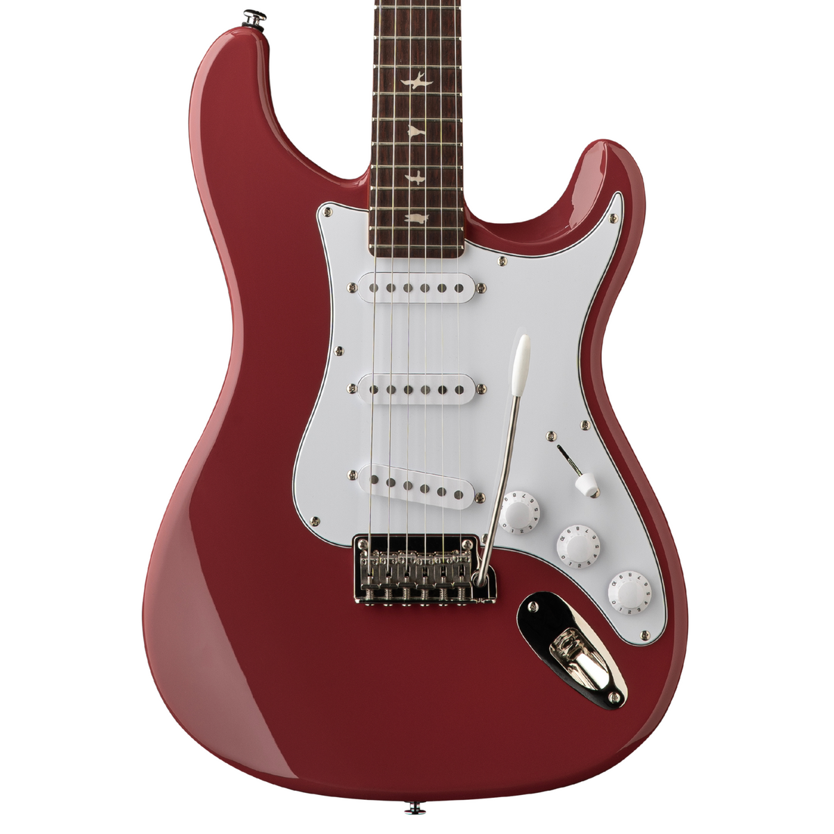 PRS SE Silver Sky Electric Guitar, Rosewood Fingerboard, Derby Red