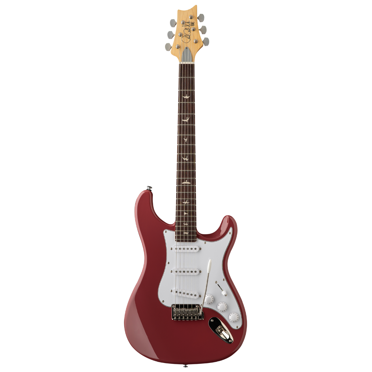 PRS SE Silver Sky Electric Guitar, Rosewood Fingerboard, Derby Red