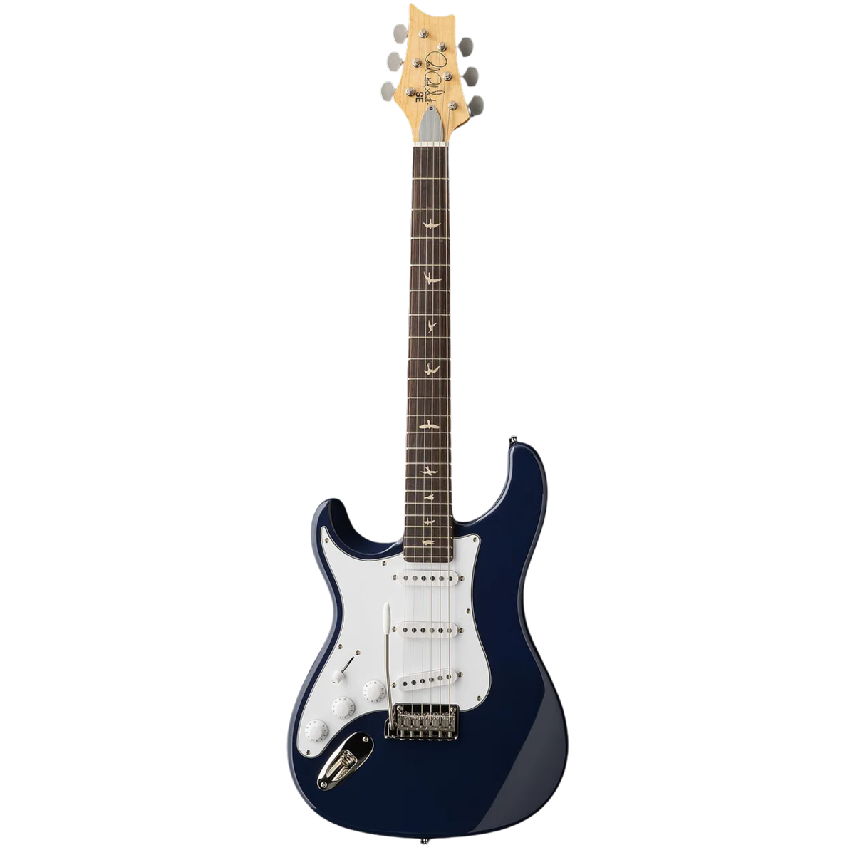 PRS SE Silver Sky Left Handed Electric Guitar, Rosewood Fingerboard, Trad Blue