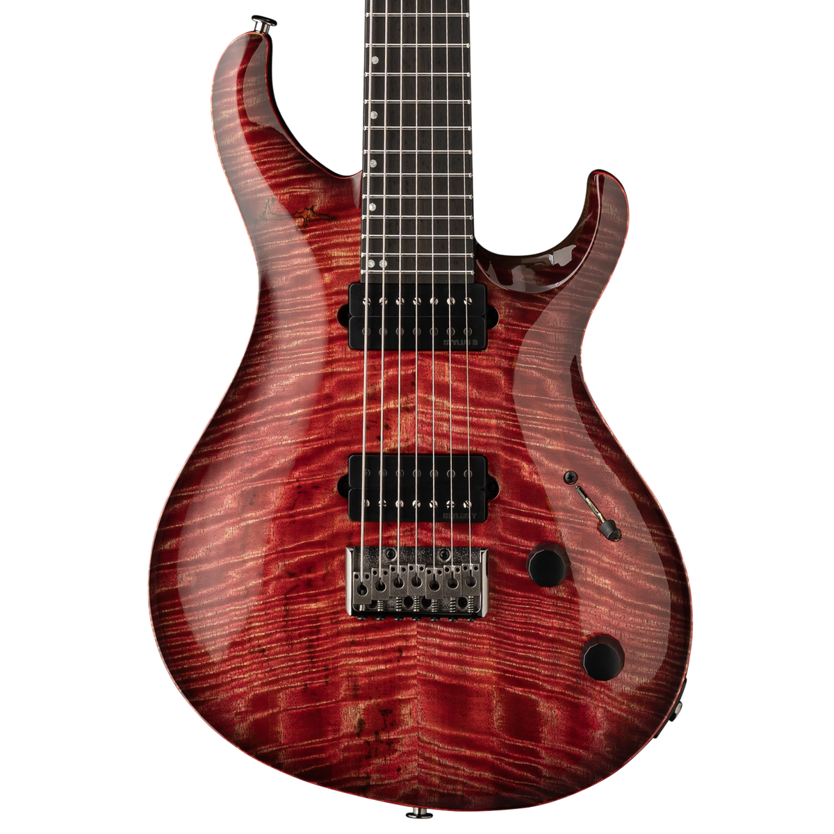 PRS Tekton SVN 7-String Electric Guitar, Ebony Fingerboard, Fuchsia Aura