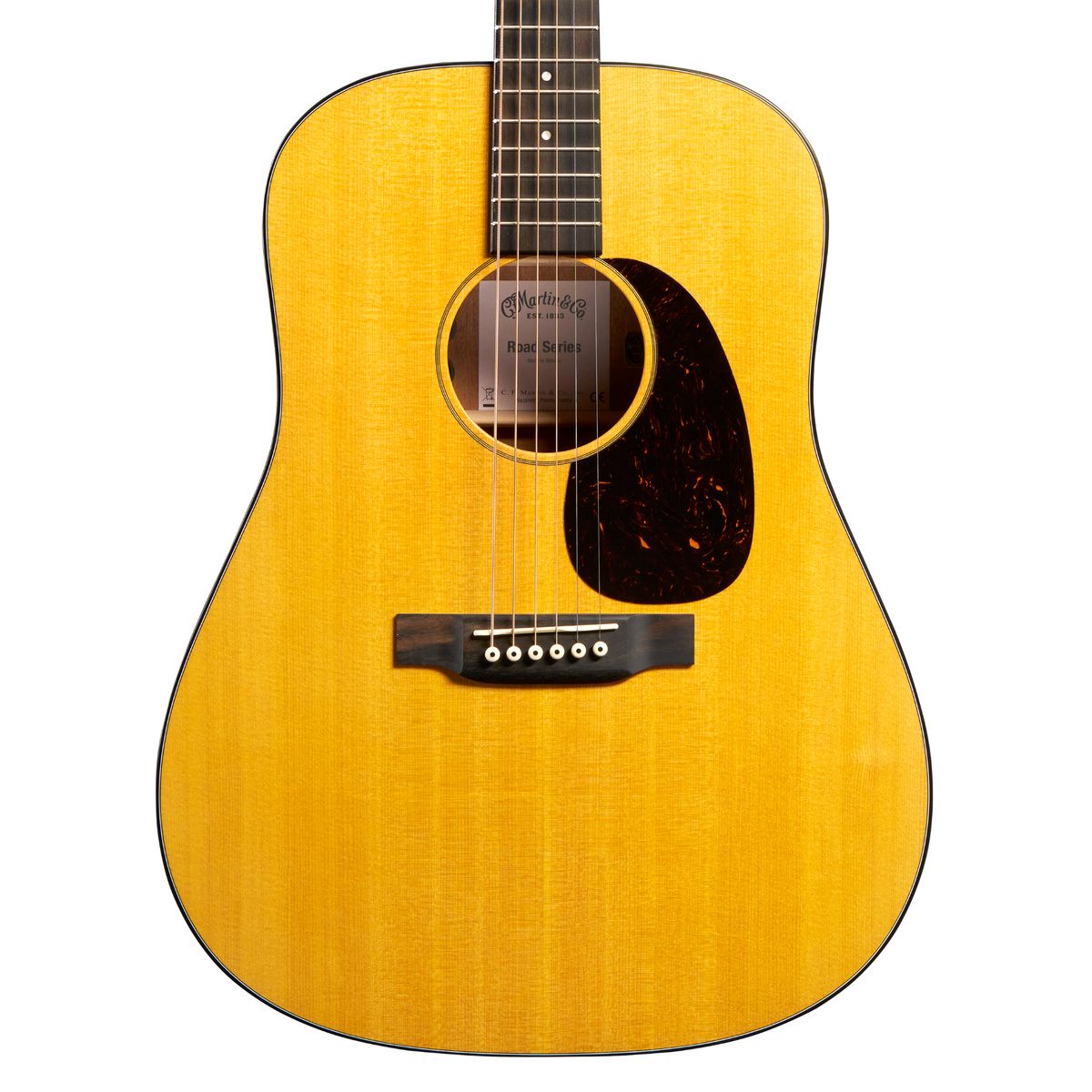 Martin Road Series D-10E Retro Acoustic-Electric Guitar, Spruce/Sapele, Natural