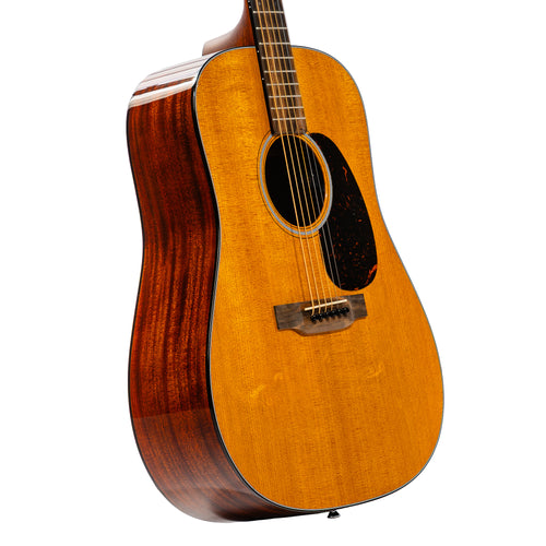 Martin DE Retro Plus Mahogany Acoustic-Electric Guitar, Torrefied Spruce Top, Natural w/Soft Case