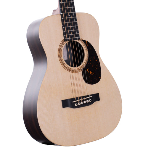 Martin LX1RE Little Martin, Natural w/ Fishman Sonitone & Gig Bag