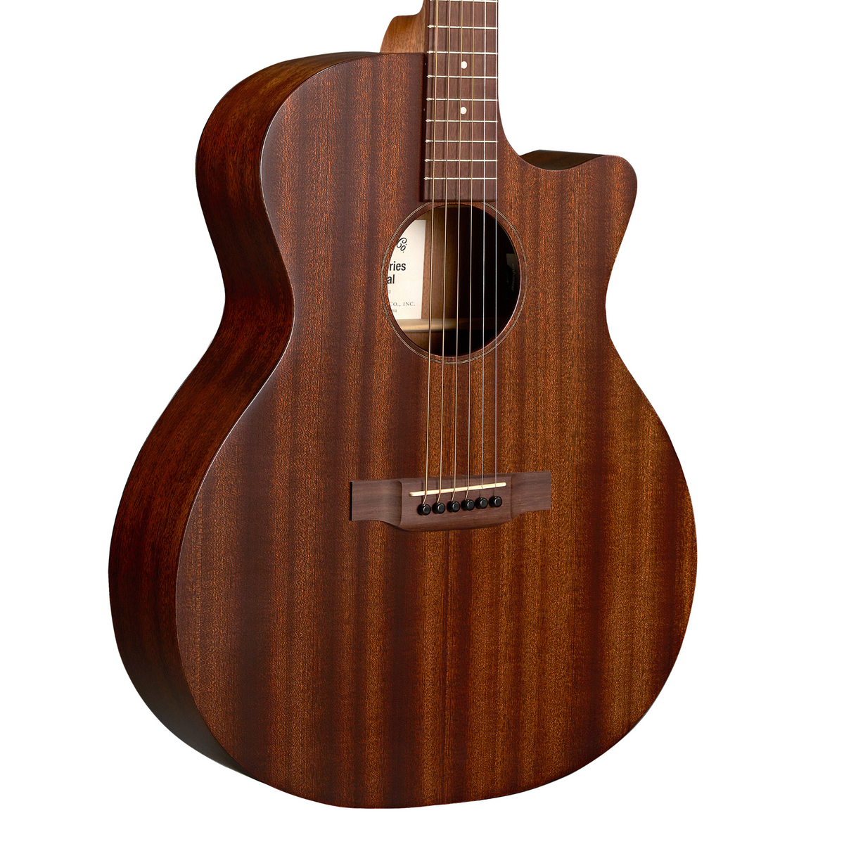 Martin Road Series Special GPC-10E Acoustic-Electric Guitar, Satin Sapele w/Gig Bag