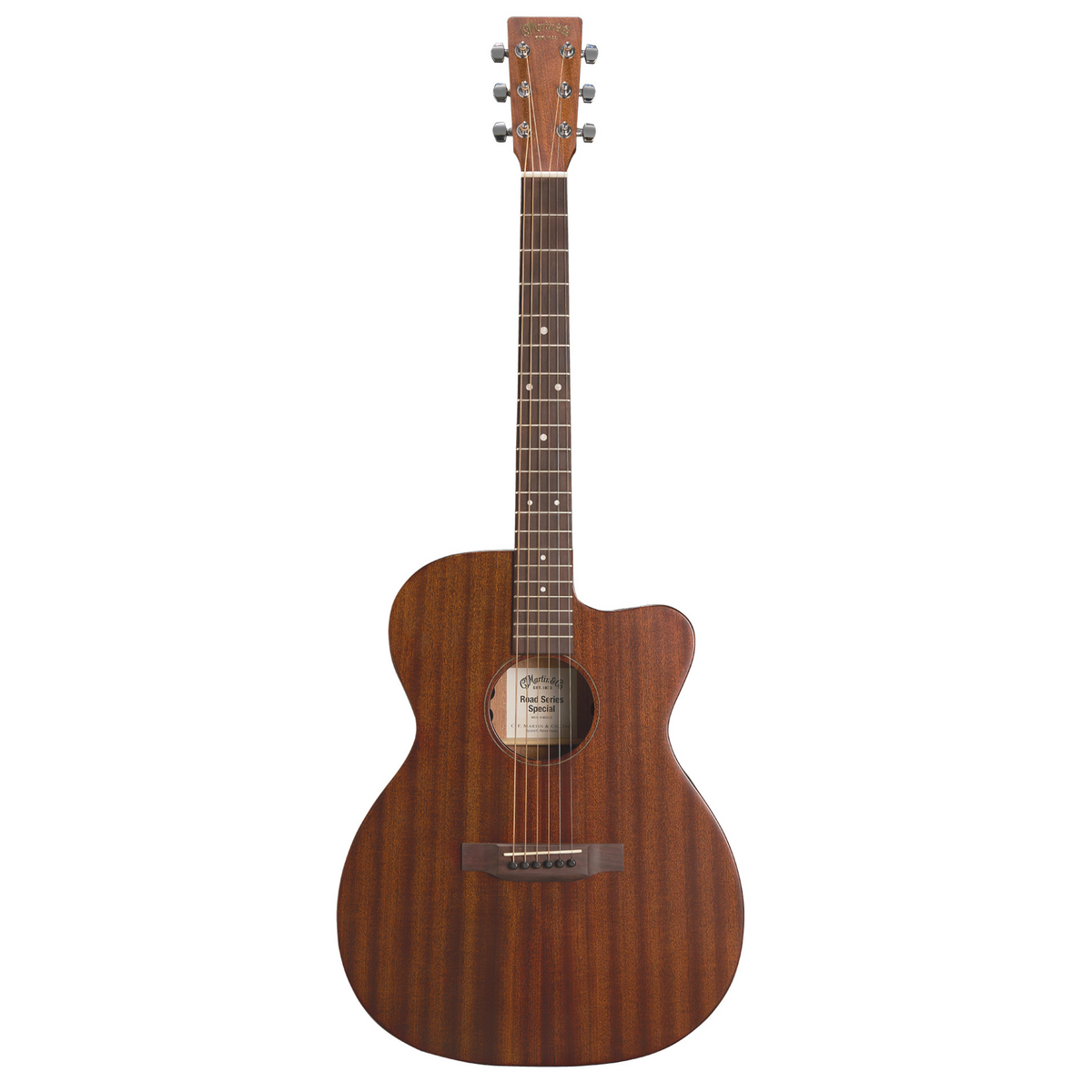 Martin Road Series Special 000C-10E Acoustic-Electric Guitar, Satin Sapele w/Gig Bag