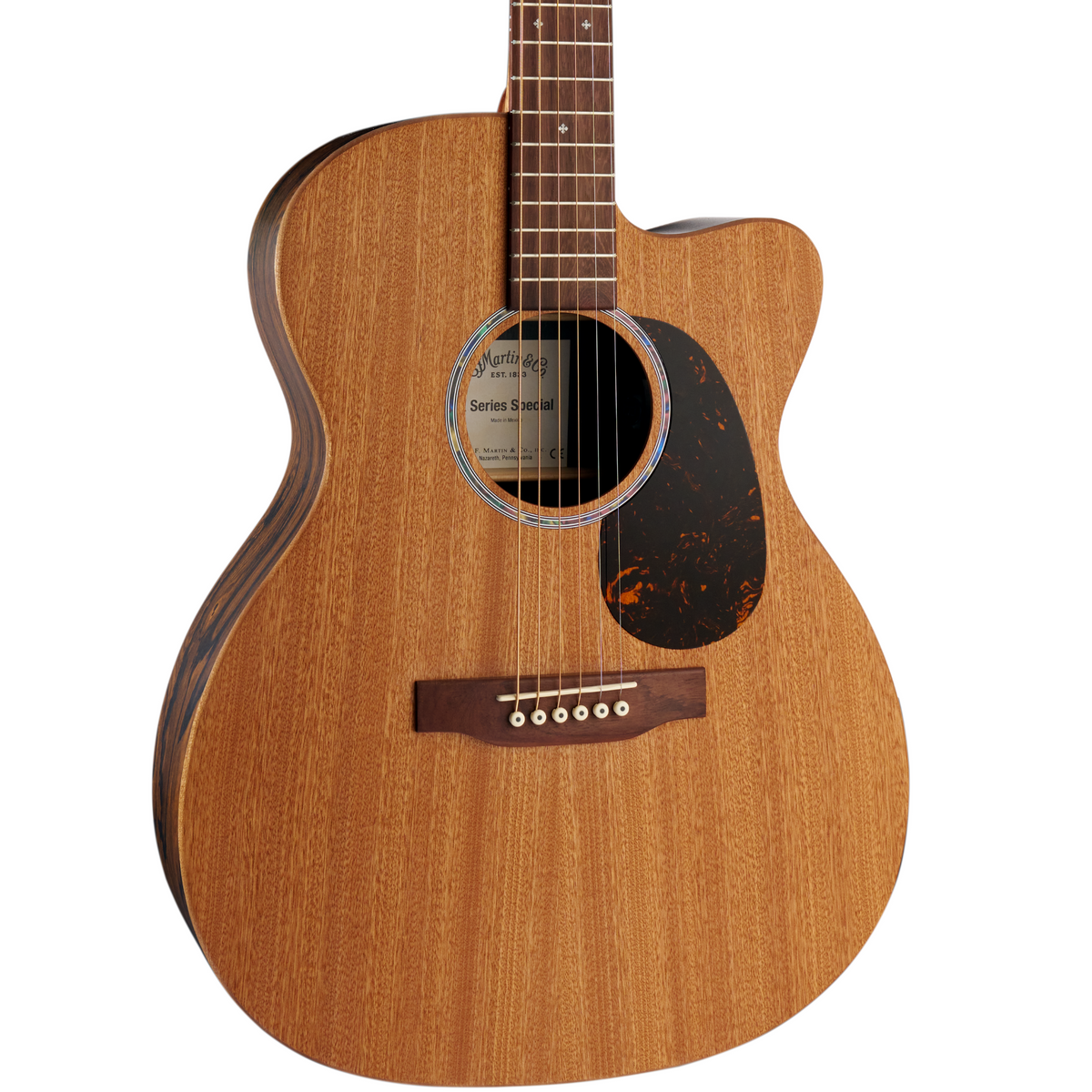 Martin OMC-X2E Ziricote Special Acoustic-Electric Guitar, w/ Soft Case