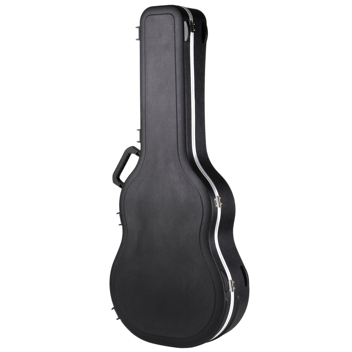 SKB Hardshell Deluxe Case for Dreadnought Acoustic Guitars, TSA Latch Over-Molded Handle