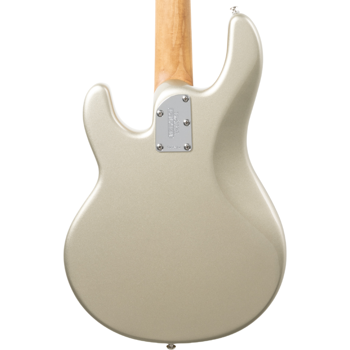 Music Man Short Scale StingRay Bass Guitar, Roasted Maple Fingerboard, Ghostwood