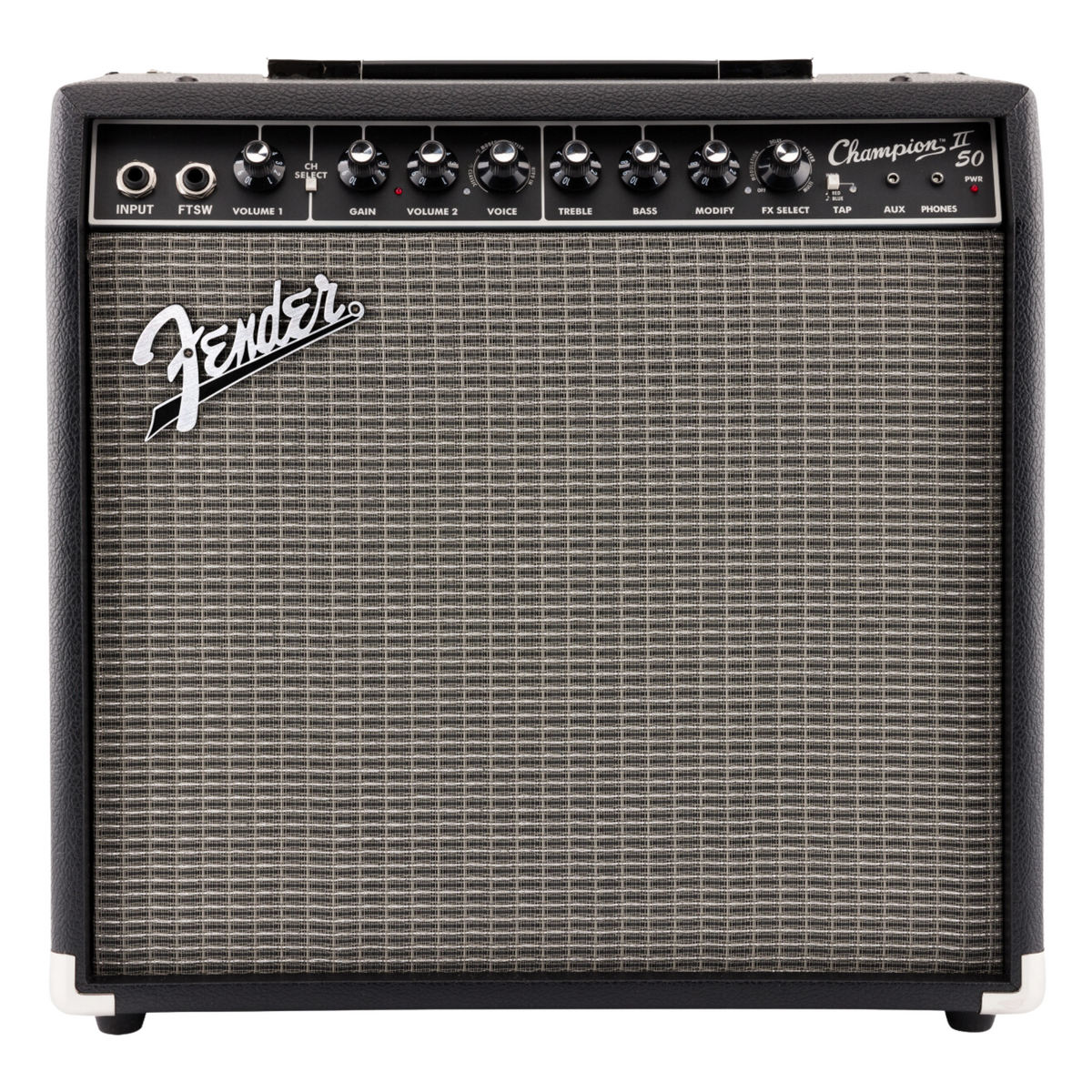 Fender Champion II 50 1 x 12" Guitar Combo Amplifier, 120V