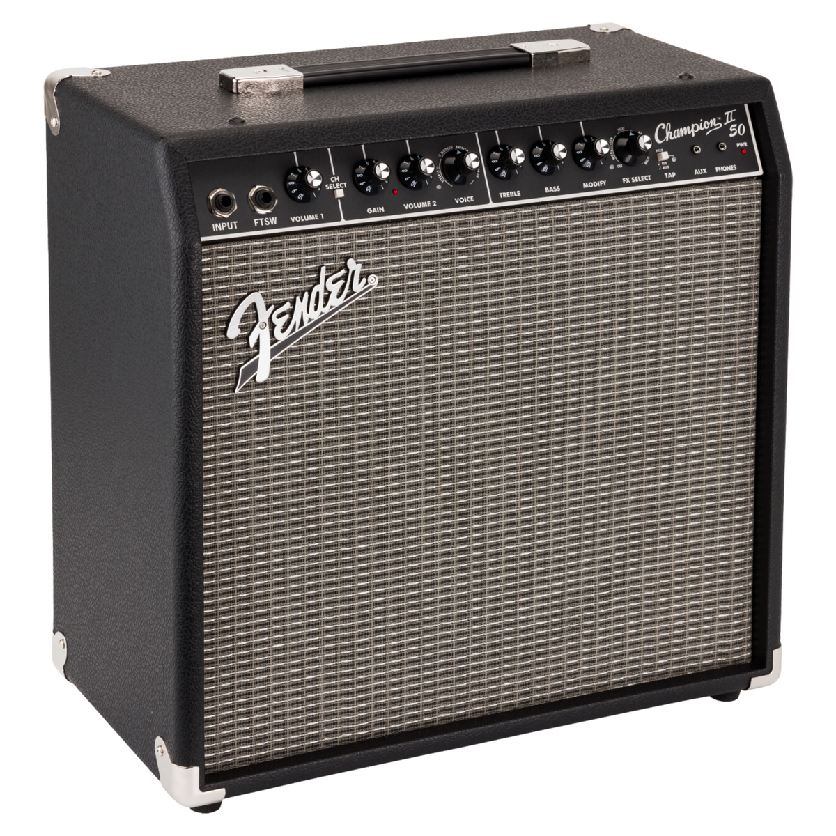 Fender Champion II 50 1 x 12" Guitar Combo Amplifier, 120V