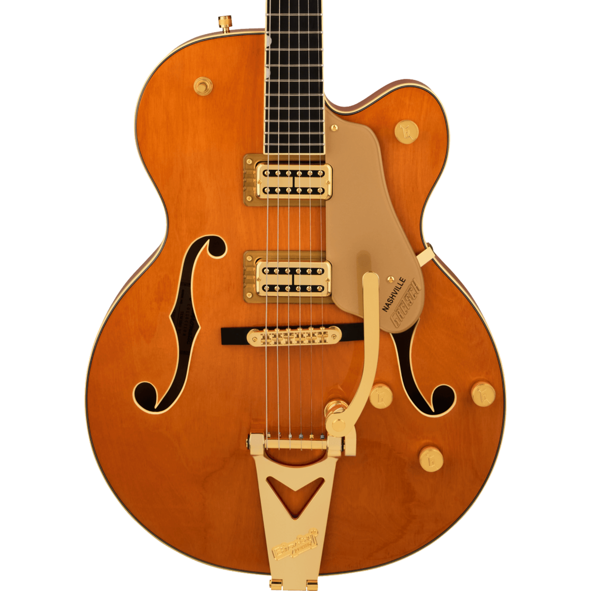 Gretsch Synchromatic Nashville Hollowbody Electric Guitar, '50s Orange Stain