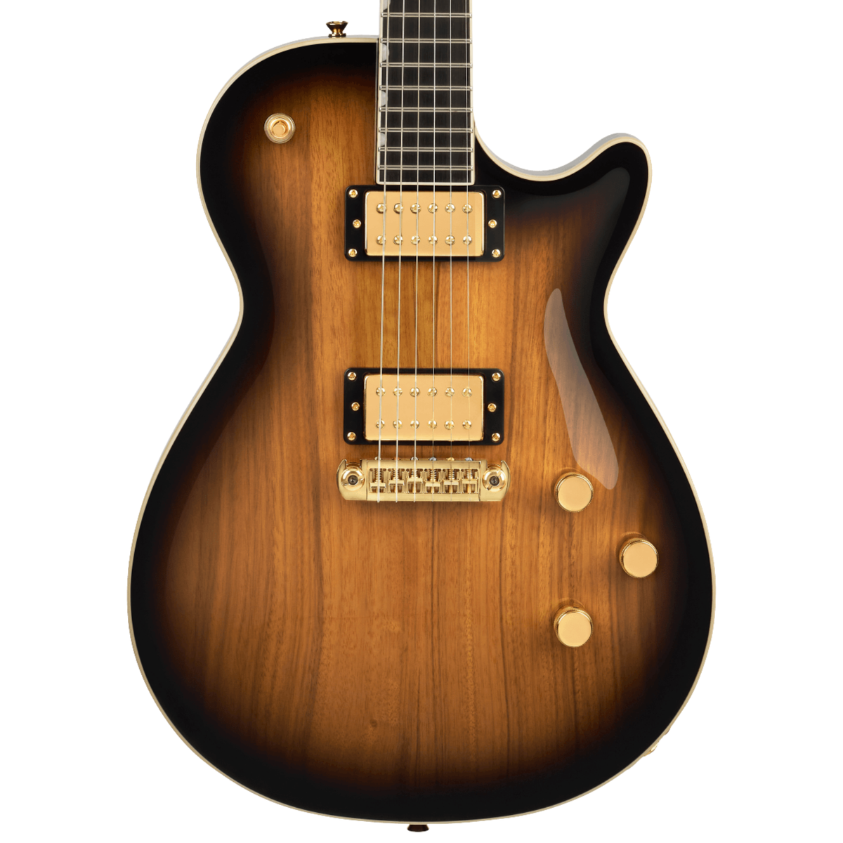 Gretsch Limited Edition Electromatic Black Limba Jet Electric Guitar, Ebony Fingerboard, Sunburst