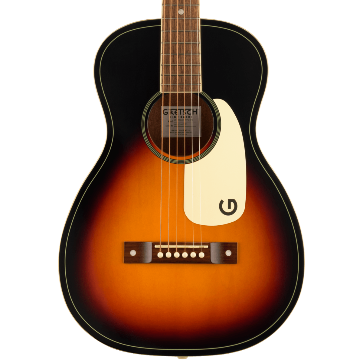 Gretsch Jim Dandy Parlor Acoustic Guitar, Rex Burst
