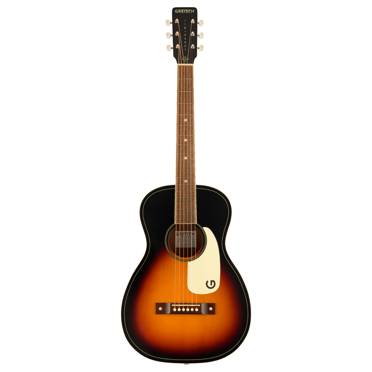 Gretsch Jim Dandy Parlor Acoustic Guitar, Rex Burst