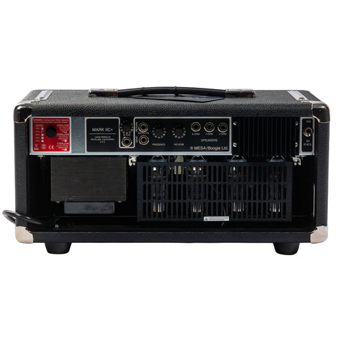 Mesa Boogie Mark IIC+ HRG Tube Amplifier Head, Black Bronco/Wicker Grille