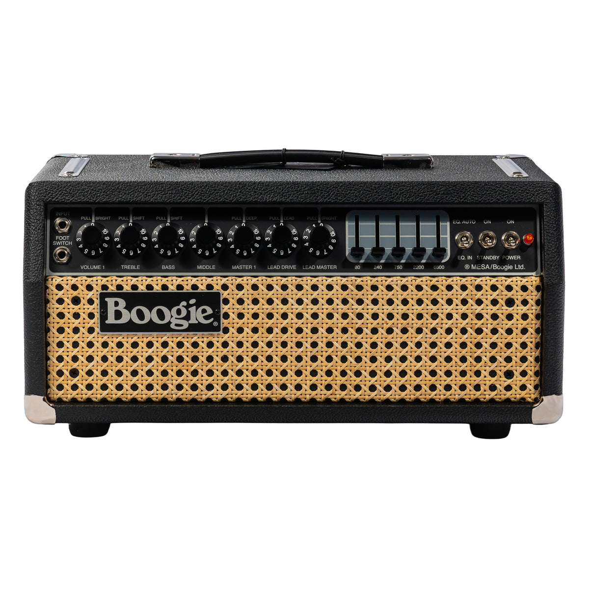 Mesa Boogie Mark IIC+ HRG Tube Amplifier Head, Black Bronco/Wicker Grille