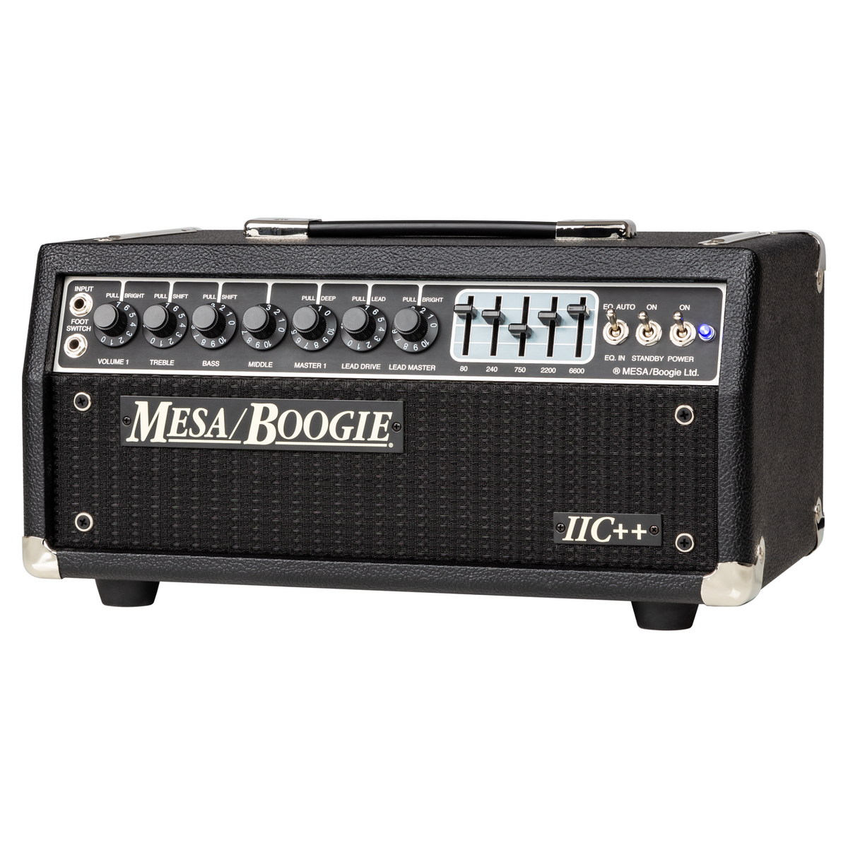 Mesa Boogie Limited Edition Mark IIC++ Tube Guitar Amplifier Head, Black Bronco/Black Grille