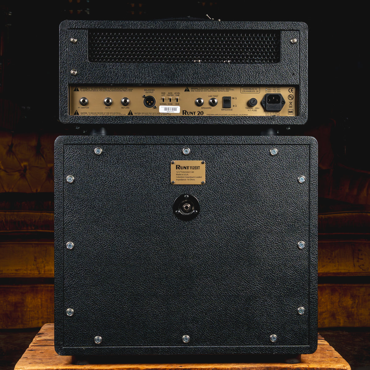 Friedman Runt 20 Electric Guitar Amplifier Head w/ 1 x 12" Cabinet - Used