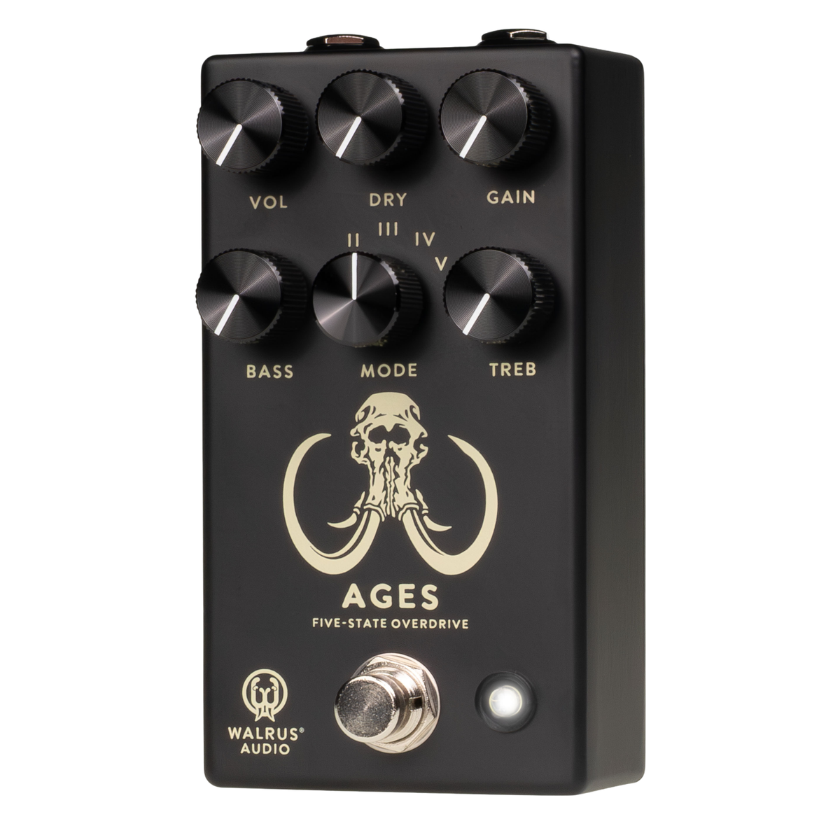 Walrus Audio Ages Five-State Overdrive Effect Pedal, Black