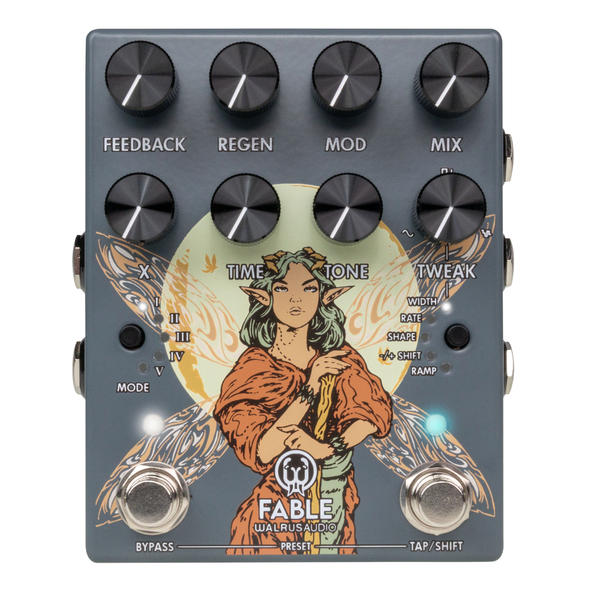 Walrus Audio Fable Granular Soundscape Generator MKII Effect Pedal, Gray