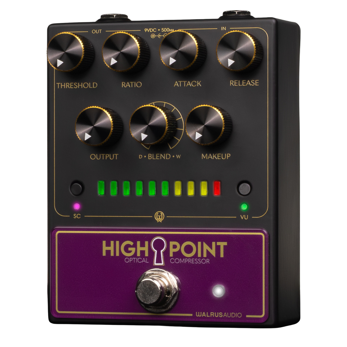 Walrus Audio Highpoint Analog Optical Compressor Effect Pedal