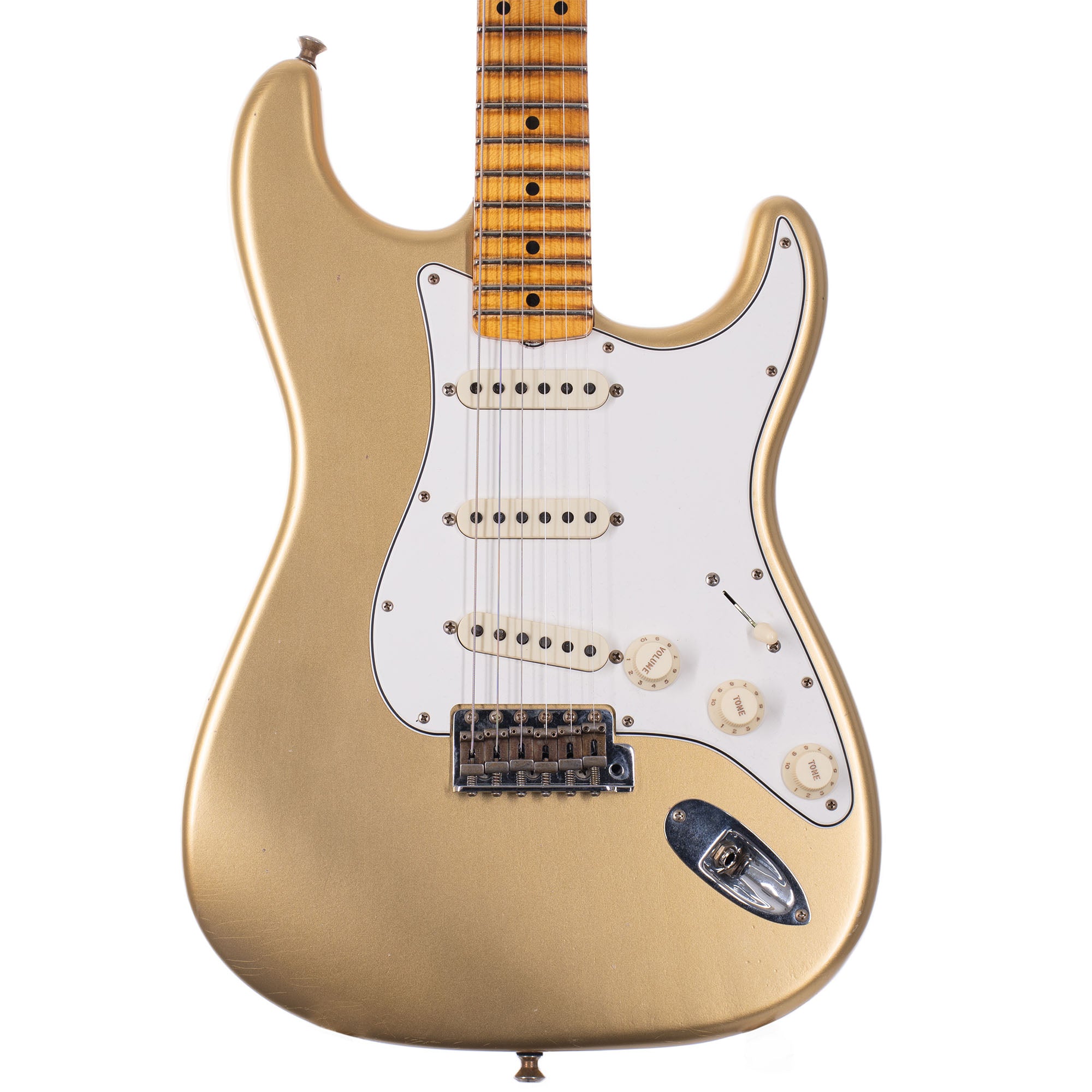 Fender Custom Shop 1957 Stratocaster Relic Electric Guitar Aged HLE Gold