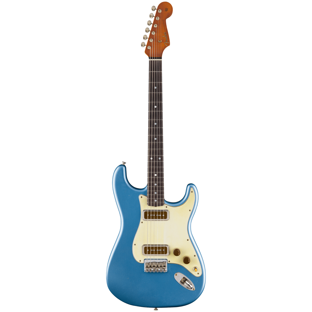 Fender Custom Shop Limited Edition Ariel Posen Stratocaster Electric Guitar, Faded Lake Placid Blue