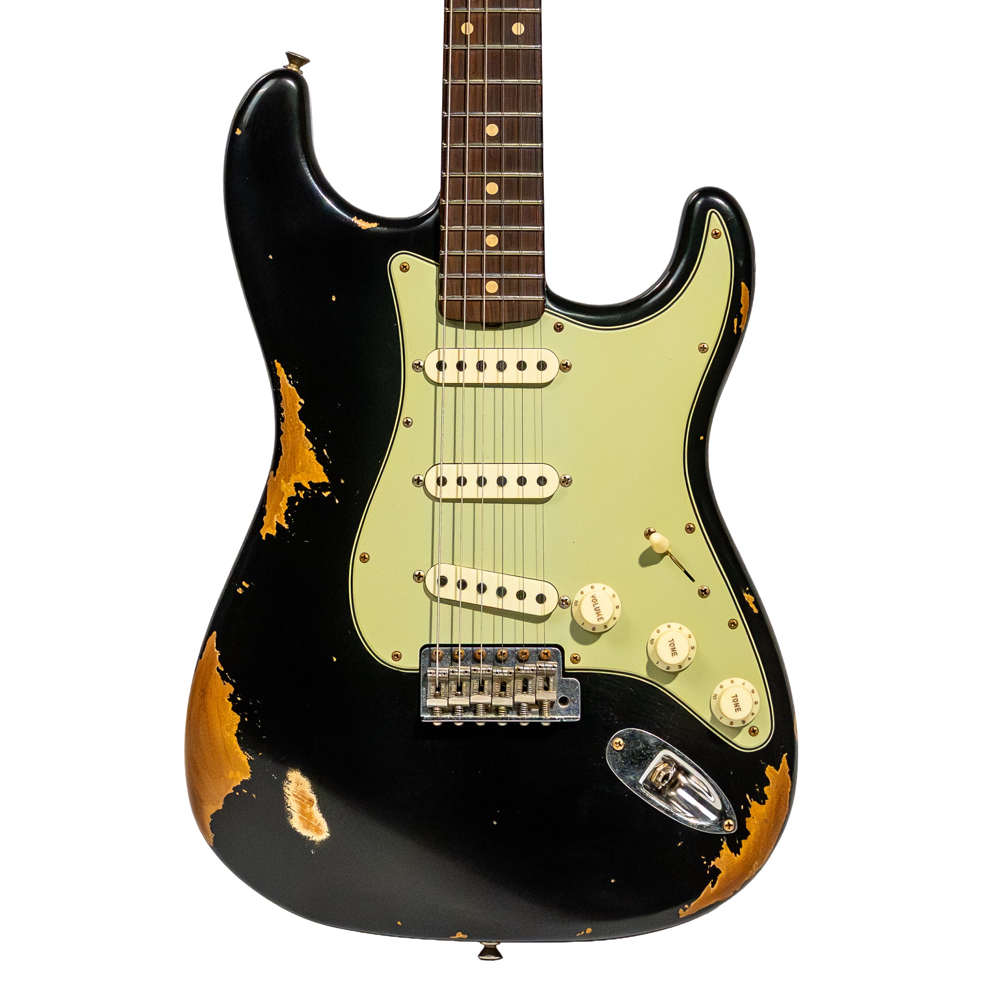 Fender Custom Shop Limited NAMM '62 Stratocaster Relic Guitar, Black