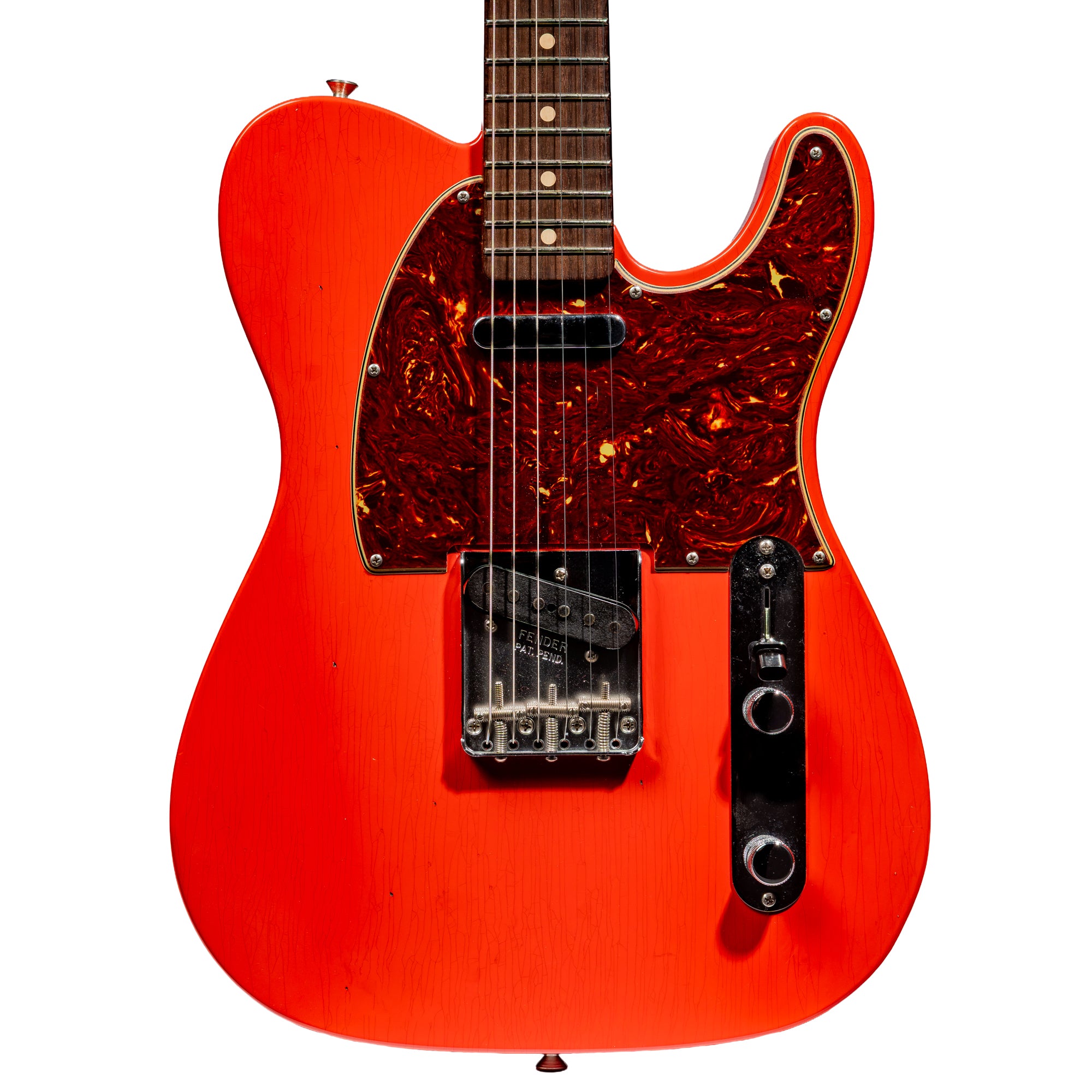 Fender Custom Shop NAMM Telecaster Journeyman Guitar, Tahitian Coral
