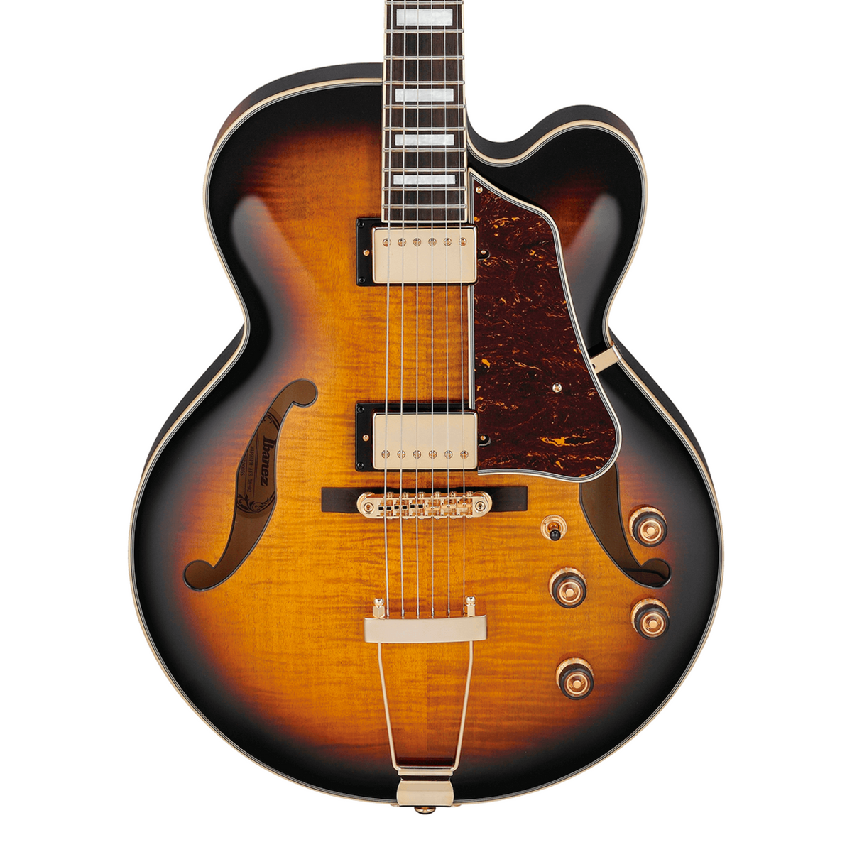 Ibanez AF95FM Artcore Expressionist Hollowbody Electric Guitar, Antique Yellow Sunburst