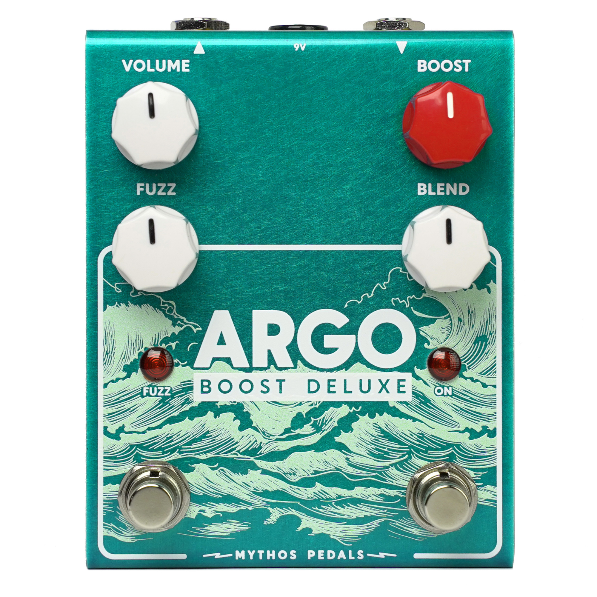 fuzz boost pedal Mythos Argo Boost Deluxe Octave Up Fuzz and Boost Effect Pedal