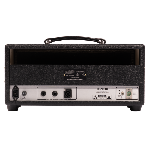 Benson Amps B700 Bass Amplifier Head, Black Tolex w/Silver Grille