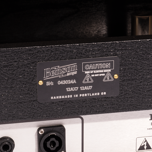 Benson Amps B700 Bass Amplifier Head, Black Tolex w/Silver Grille