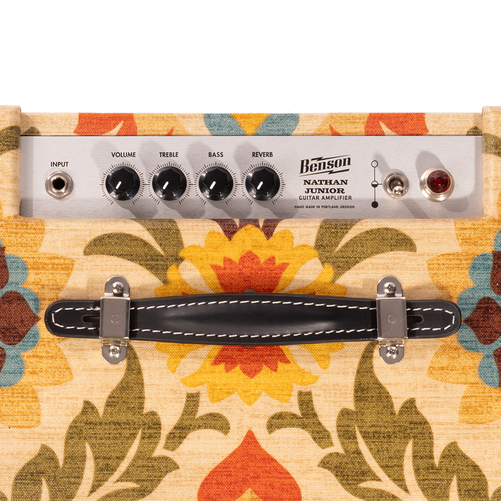 Benson Amps Nathan Junior Reverb Combo Guitar Amplifier, Desert Gertie/Oxblood