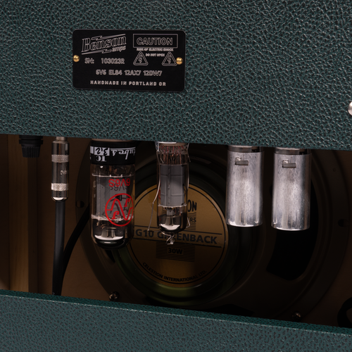 Benson Amps Vinny Reverb 5-Watt Combo Guitar Amp, Green Tolex