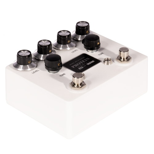 Browne Amplification The Protein Dual Overdrive V3 Effect Pedal, White
