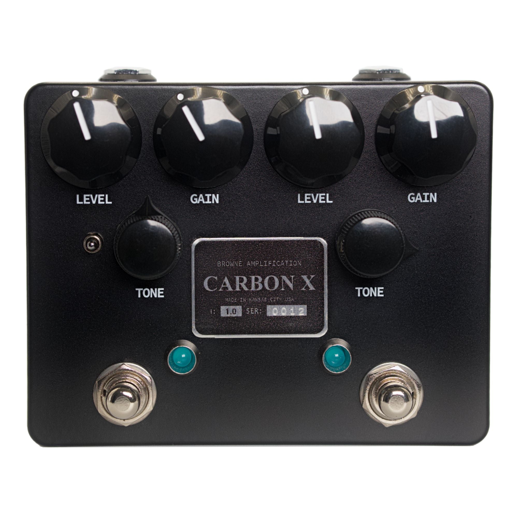 carbon pedal Browne Amplification Carbon X Dual Overdrive Pedal