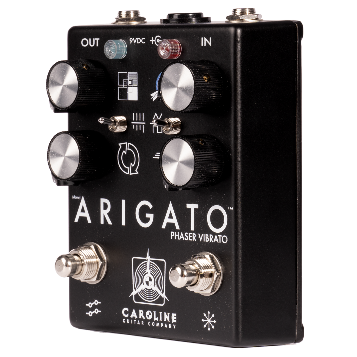 Caroline Limited Edition Arigato Phaser/Vibrato, Black