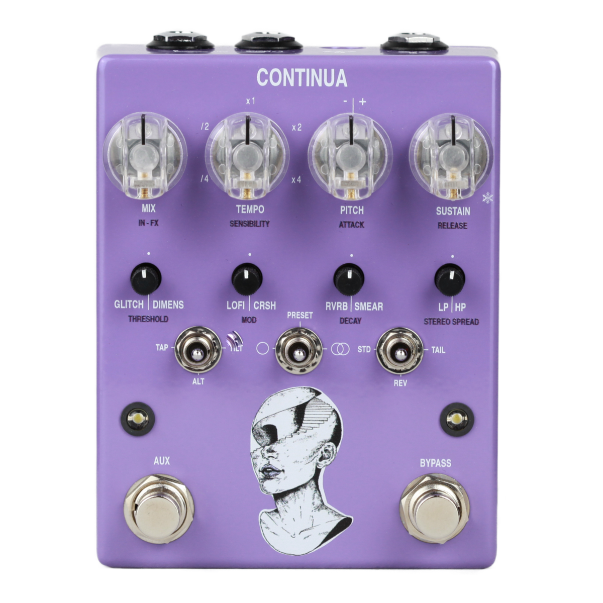 AC Noises CONTINUA Stereo Dynamic Sampler & Multi-Effect Pedal