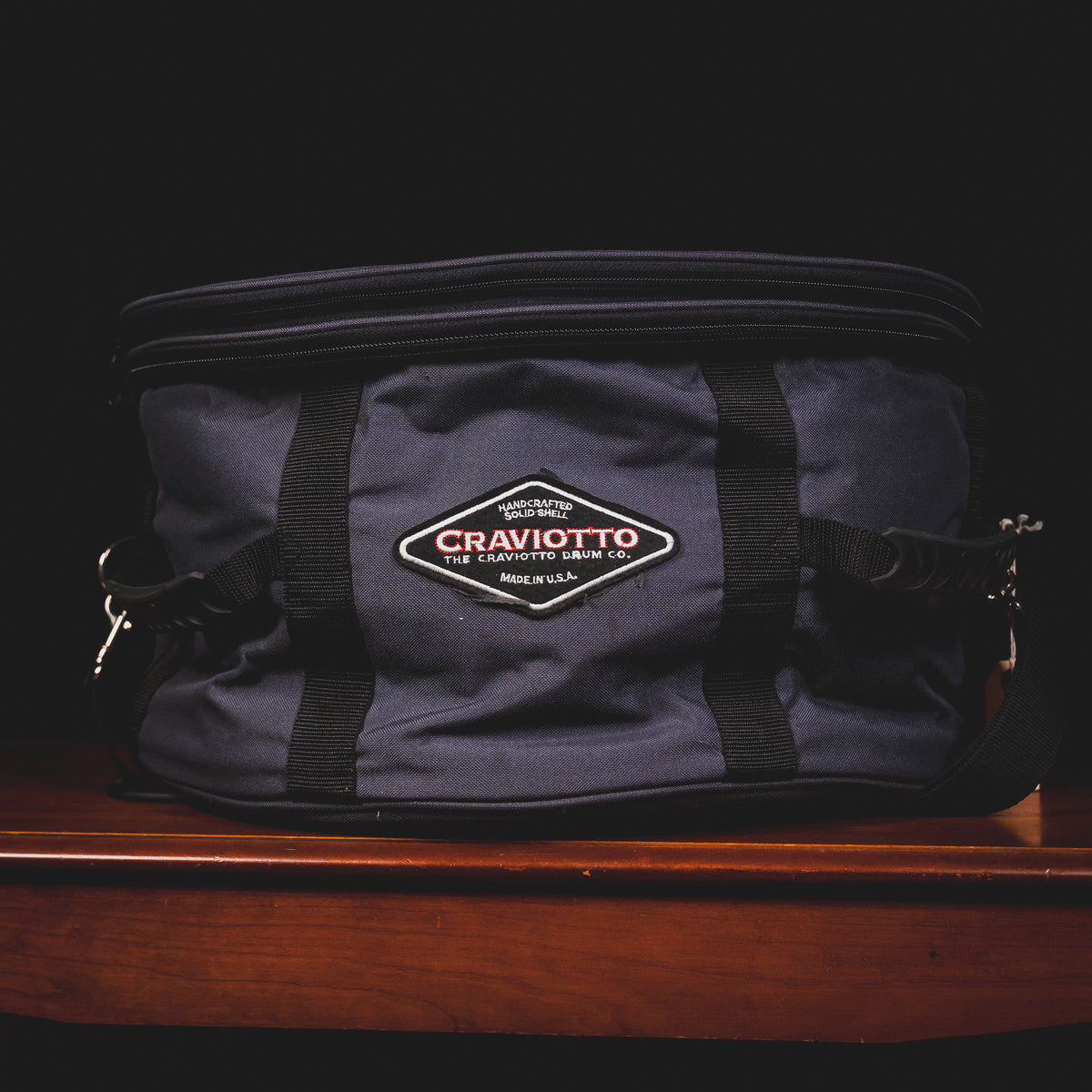 2004 Craviotto 6.5”x14” Snare Drum, Black Cherry w/ Bag - Used