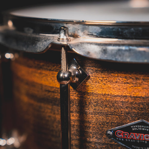 2007 Craviotto 6.5”x14” Maple Snare Drum, Black Satin Oil w/ Bag - Used