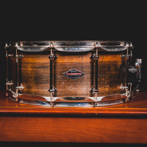 2007 Craviotto 6.5”x14” Maple Snare Drum, Black Satin Oil w/ Bag - Used