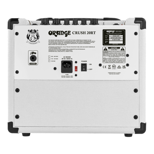 Orange Crush 20RT Guitar Combo Amplifier, Orianthi Limited Edition, White