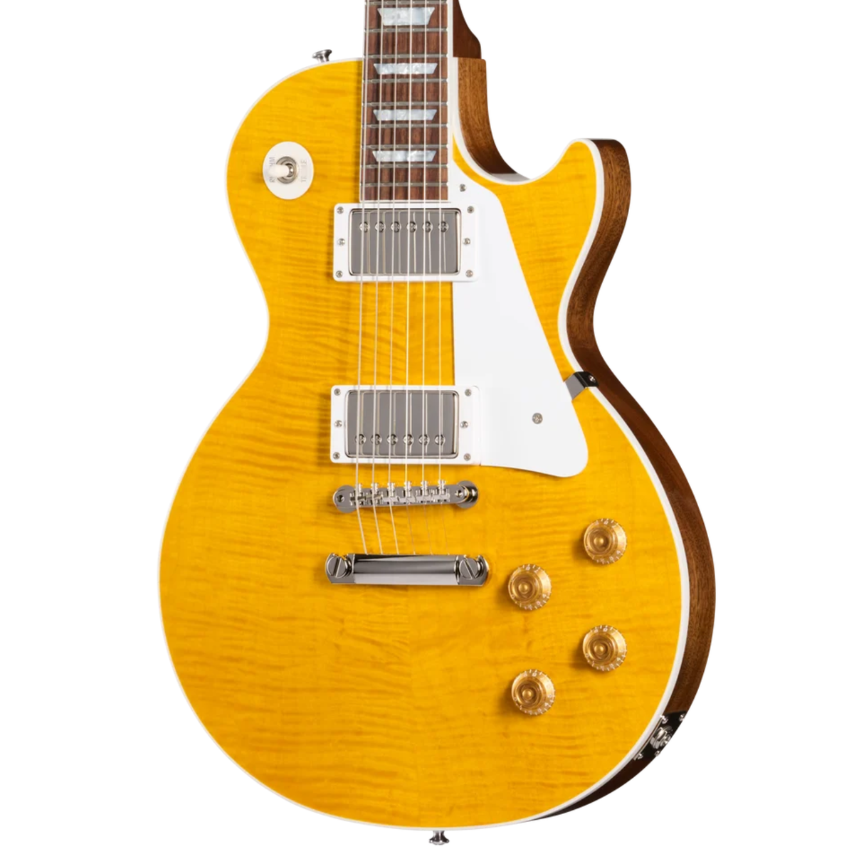 Gibson Custom Shop Modern Collection Les Paul Standard Electric Guitar, Translucent Amber